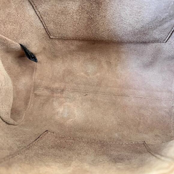 GG Supreme Monogram Calfskin Padlock Backpack Beige Cuir Black - Picture 7 of 15